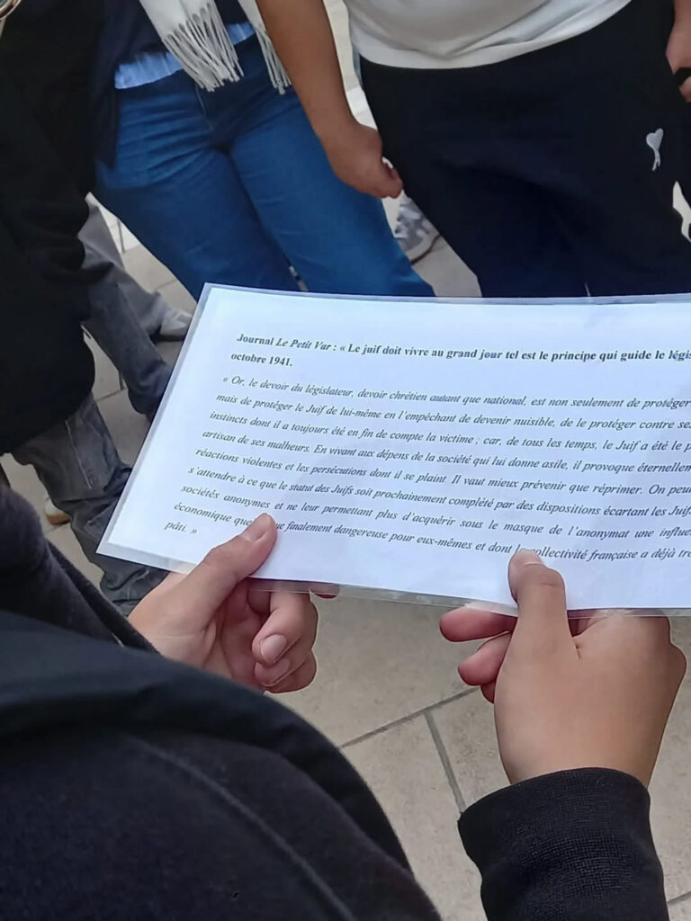 Projet mémoire et citoyenneté