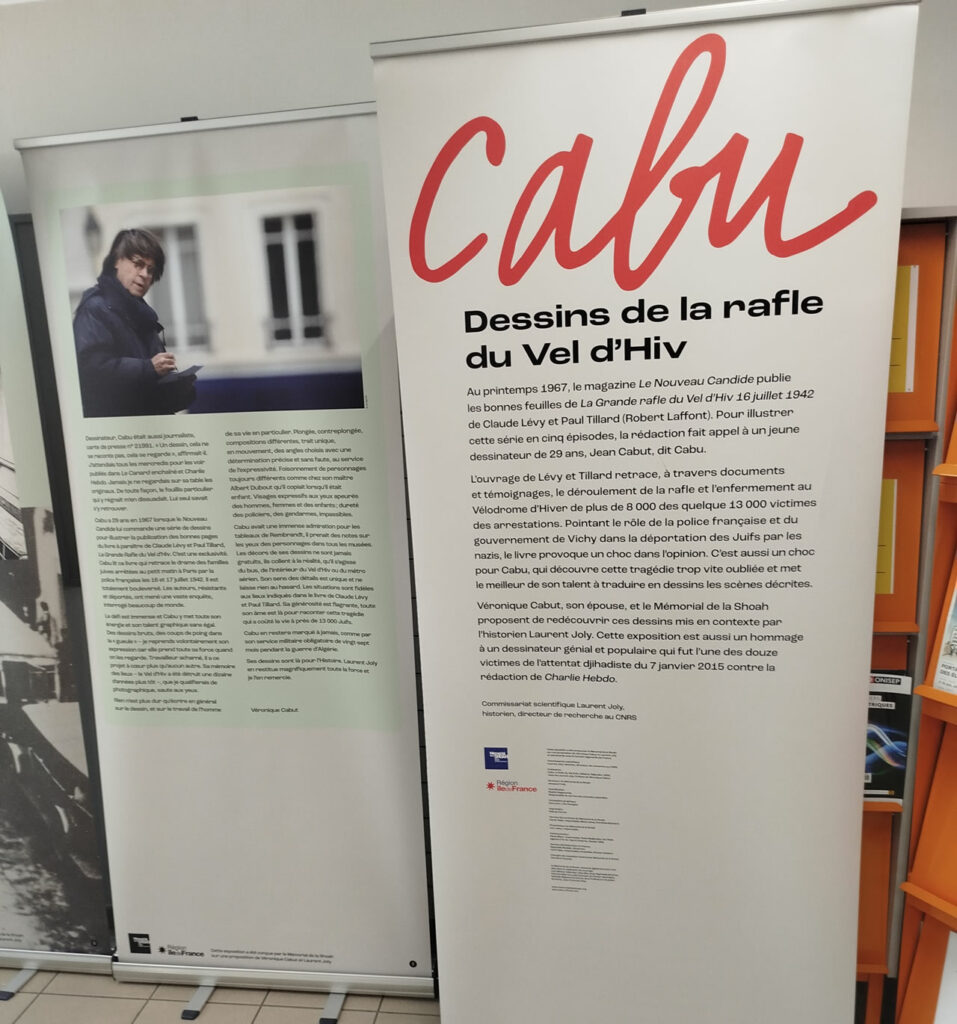 Cabu : dessins de la rafle du Vel d'Hiv